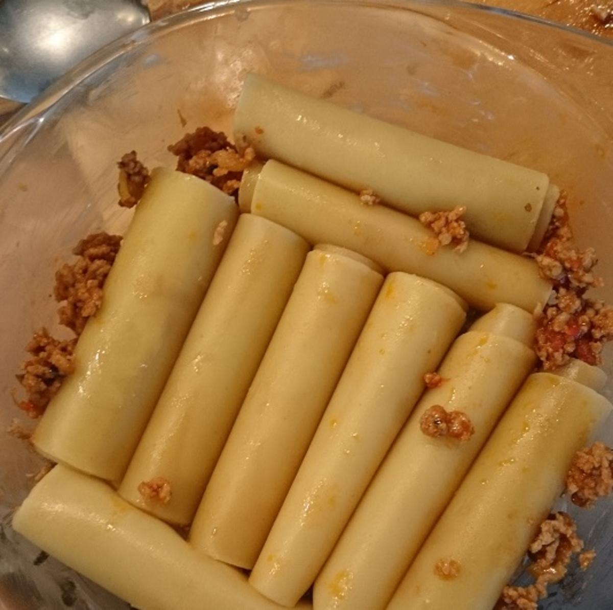 easy Cannelloni /Lassagne Röllchen - Rezept - Bild Nr. 4