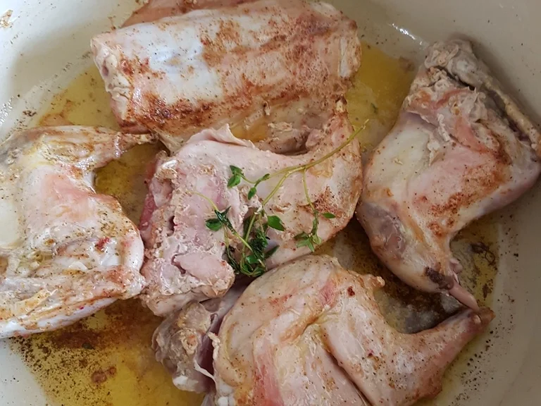 Kaninchen im Weisskohlkartoffelbett à la Biggi - Rezept - Bild Nr. 6