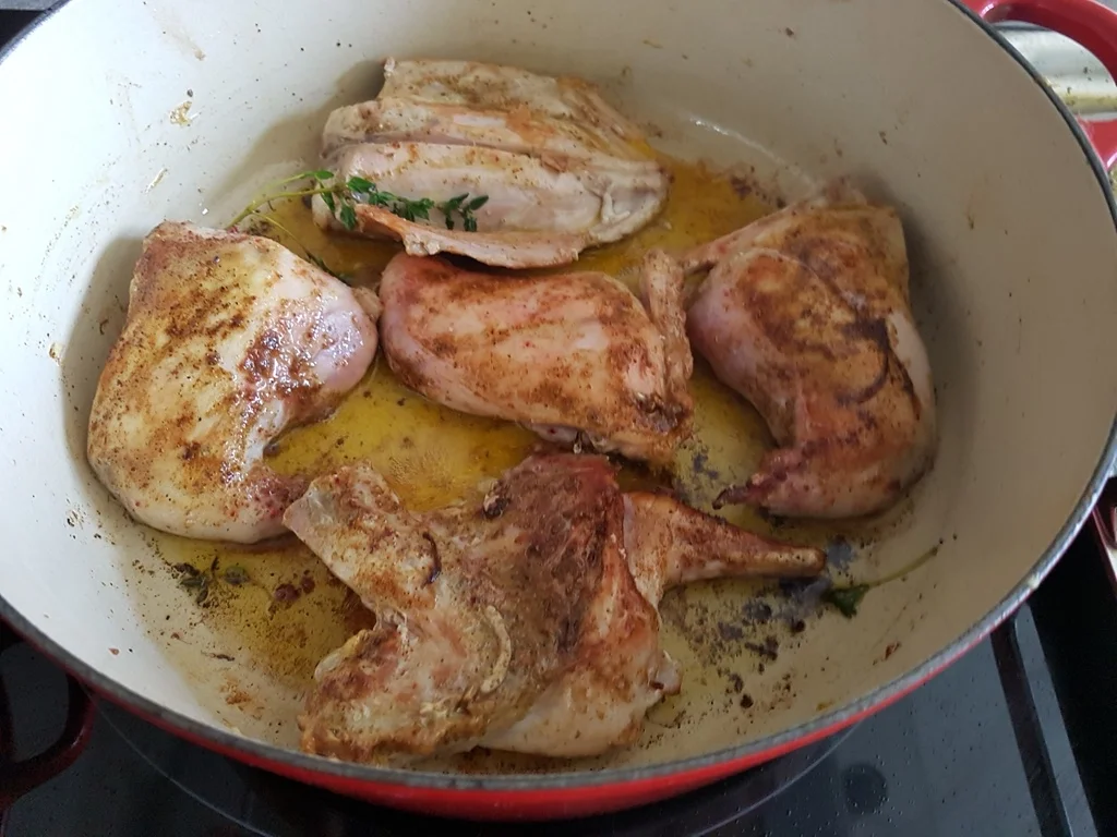 Kaninchen im Weisskohlkartoffelbett à la Biggi - Rezept - Bild Nr. 7