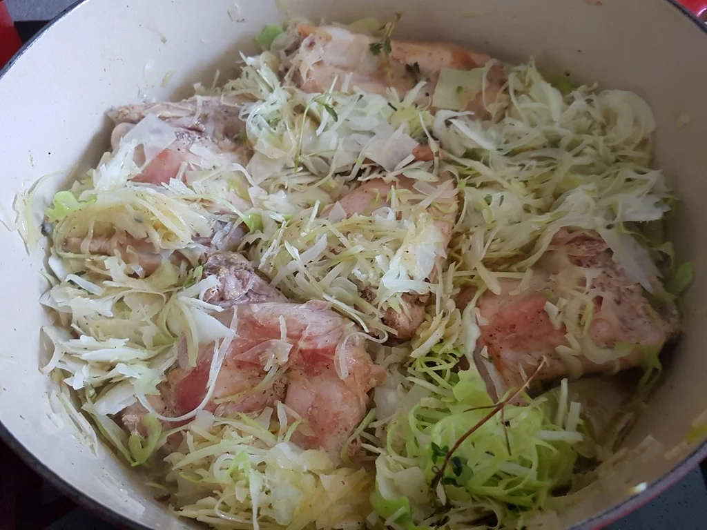 Kaninchen im Weisskohlkartoffelbett à la Biggi - Rezept - Bild Nr. 9