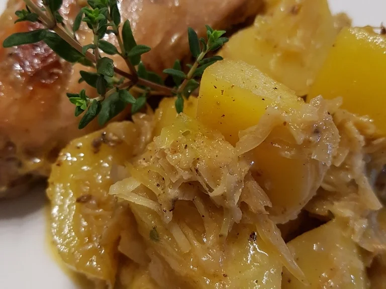 Kaninchen im Weisskohlkartoffelbett à la Biggi - Rezept