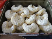 Kekse:   VANILLE - KIPFERL - Rezept