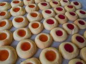 Plätzchen: Engelsaugen rot und gelb - Rezept