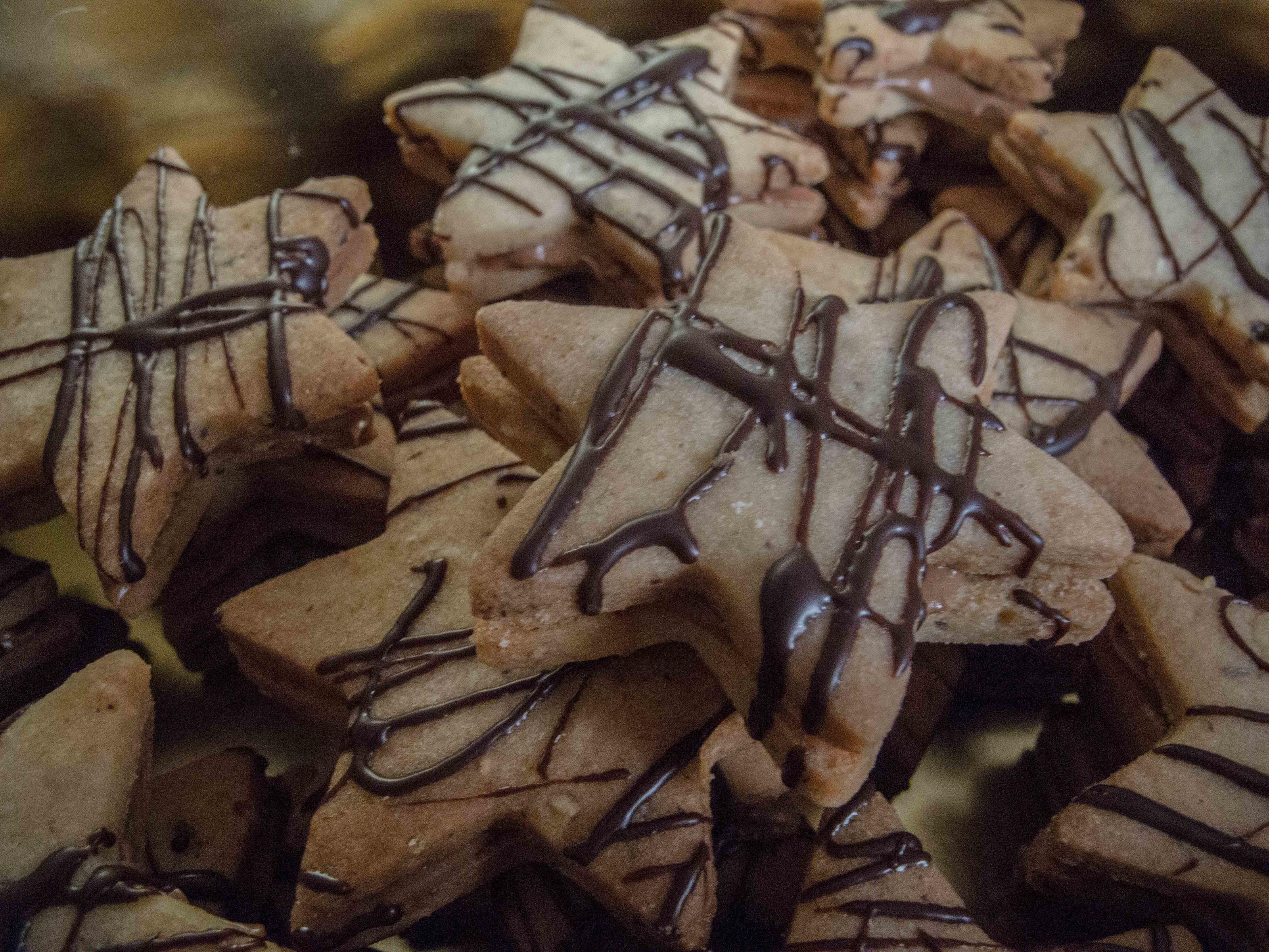 Bilder für Plätzchen: Nougat-Sterne Rezept