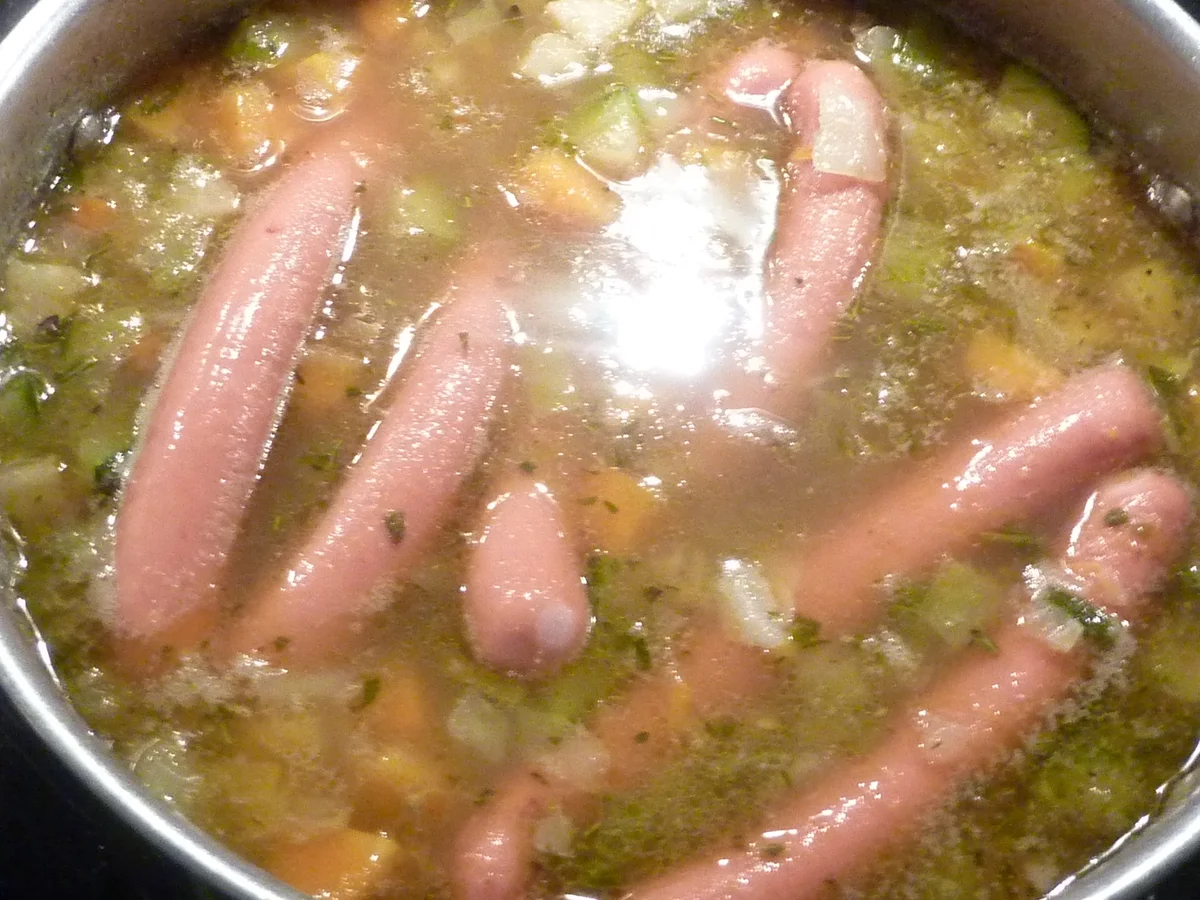 Gemüse-Kürbis-Kastanie Suppe - Rezept - Bild Nr. 11