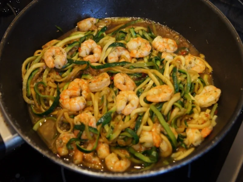 Zucchini-Spaghetti mit Garnelen - Rezept - Bild Nr. 12