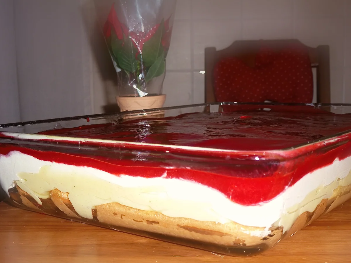 Himbeer-Schicht-Dessert - Rezept