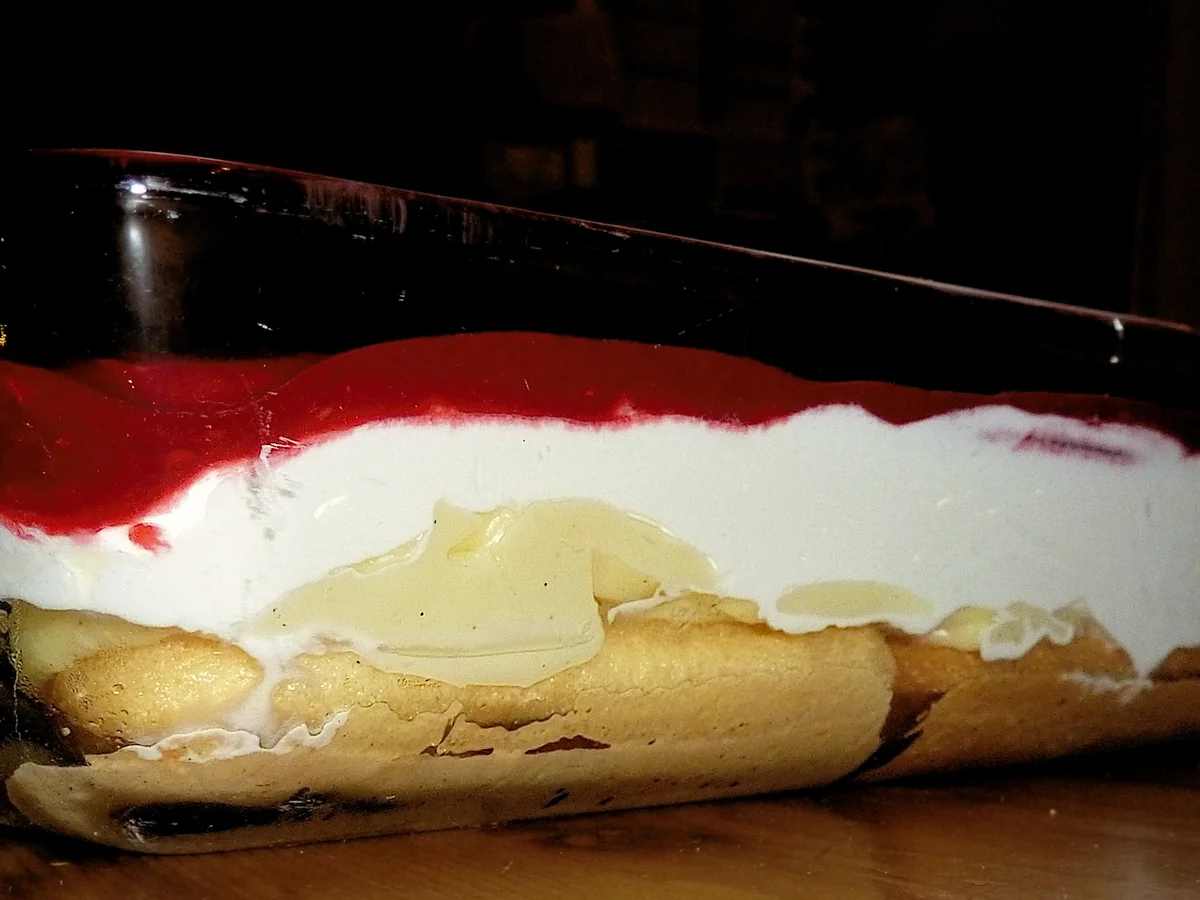 Himbeer-Schicht-Dessert - Rezept - Bild Nr. 2