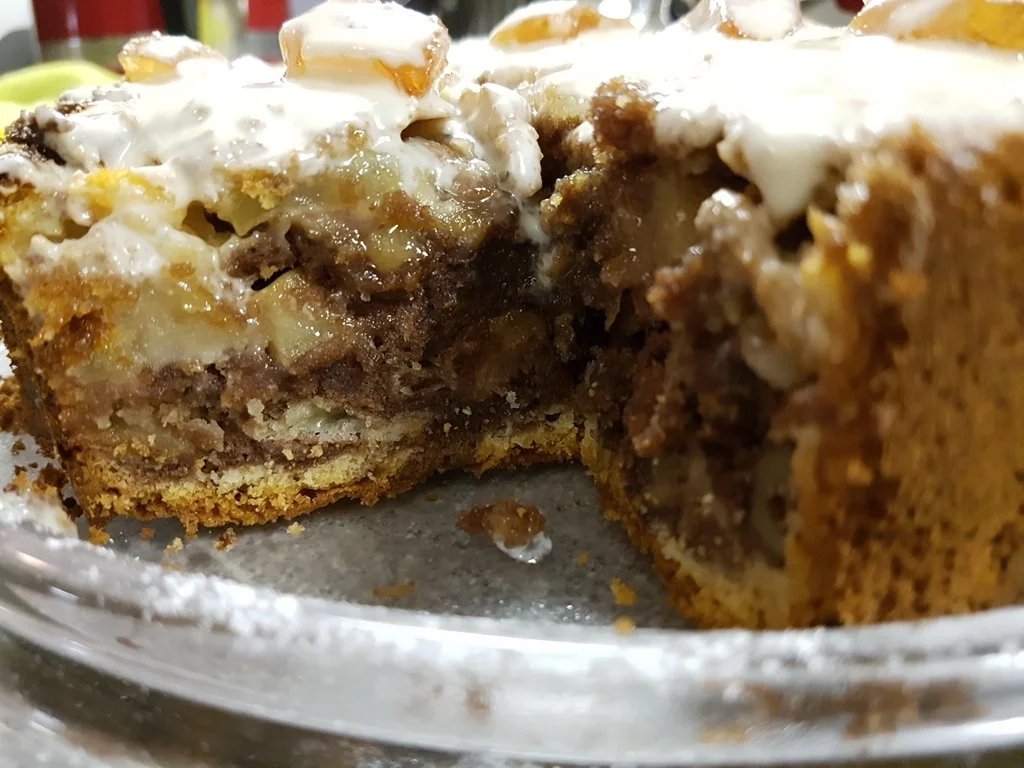 Apfelkuchen als Herz mit süssem Inhalt - Rezept - Bild Nr. 15