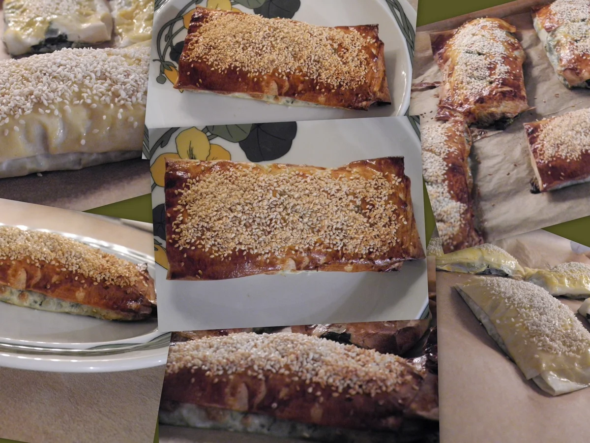 Lachsfilet im Strudelteig - Rezept