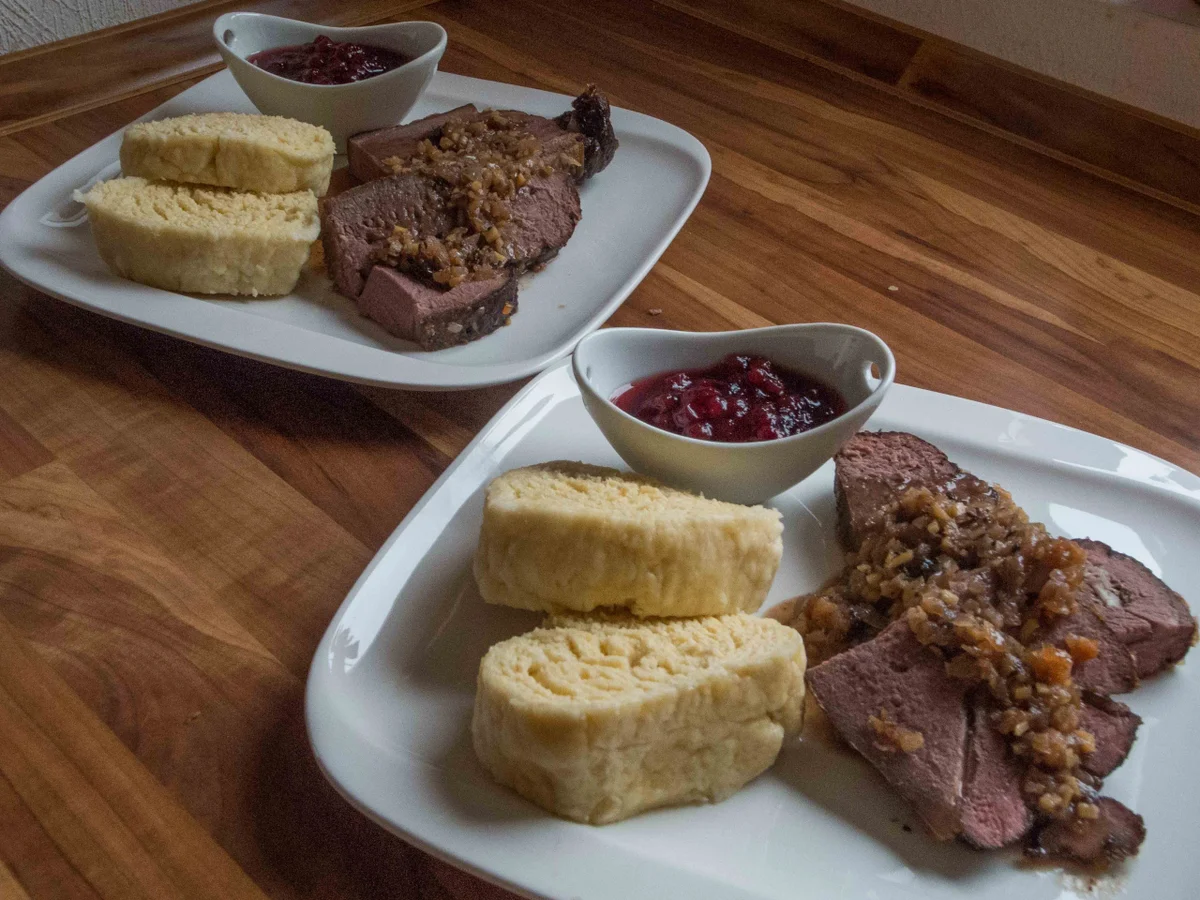 Rehkeule mit Ingwer und Quittengelee - Rezept - Bild Nr. 7