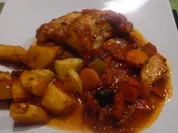 Kaninchen-Pfanne "mediterran" - Rezept