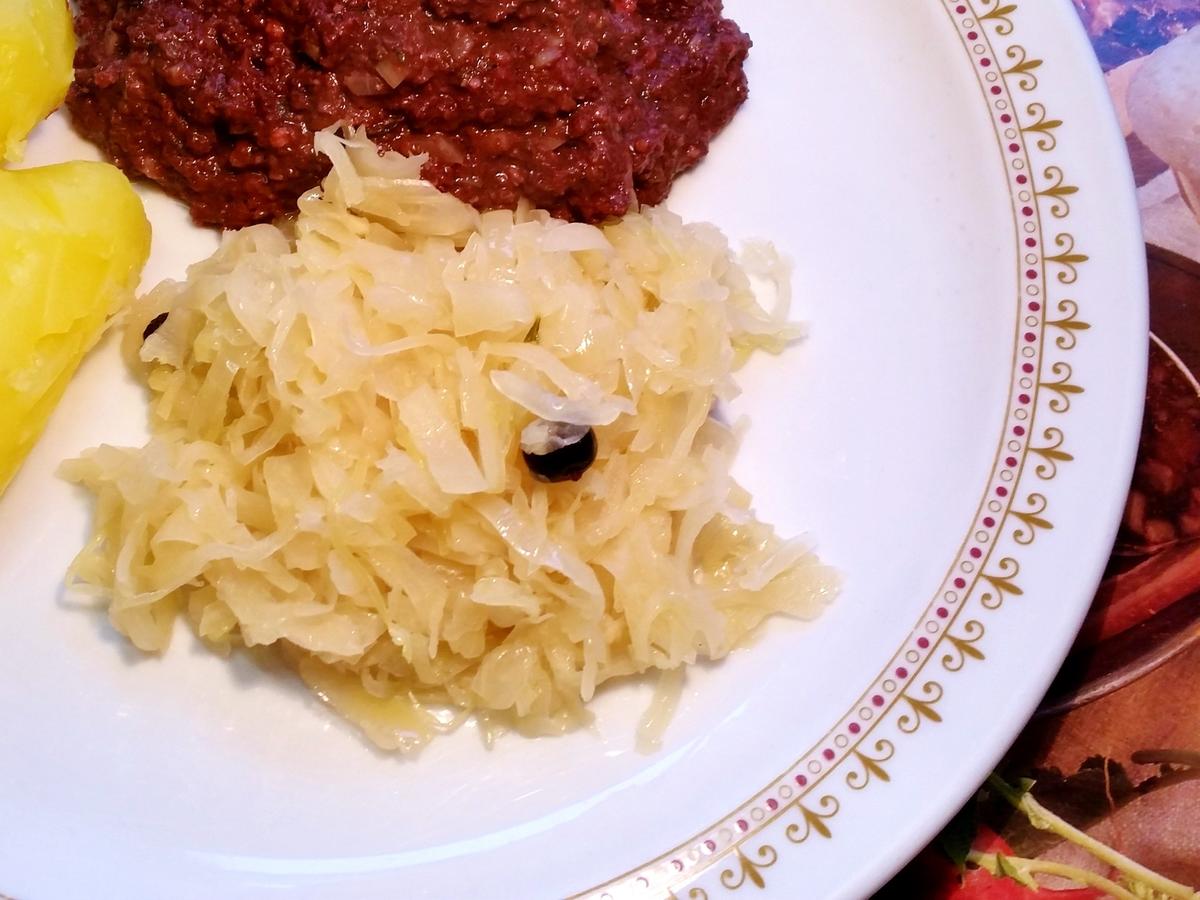 Sauerkraut mit veredelter Blutwurst - Rezept - Bild Nr. 9