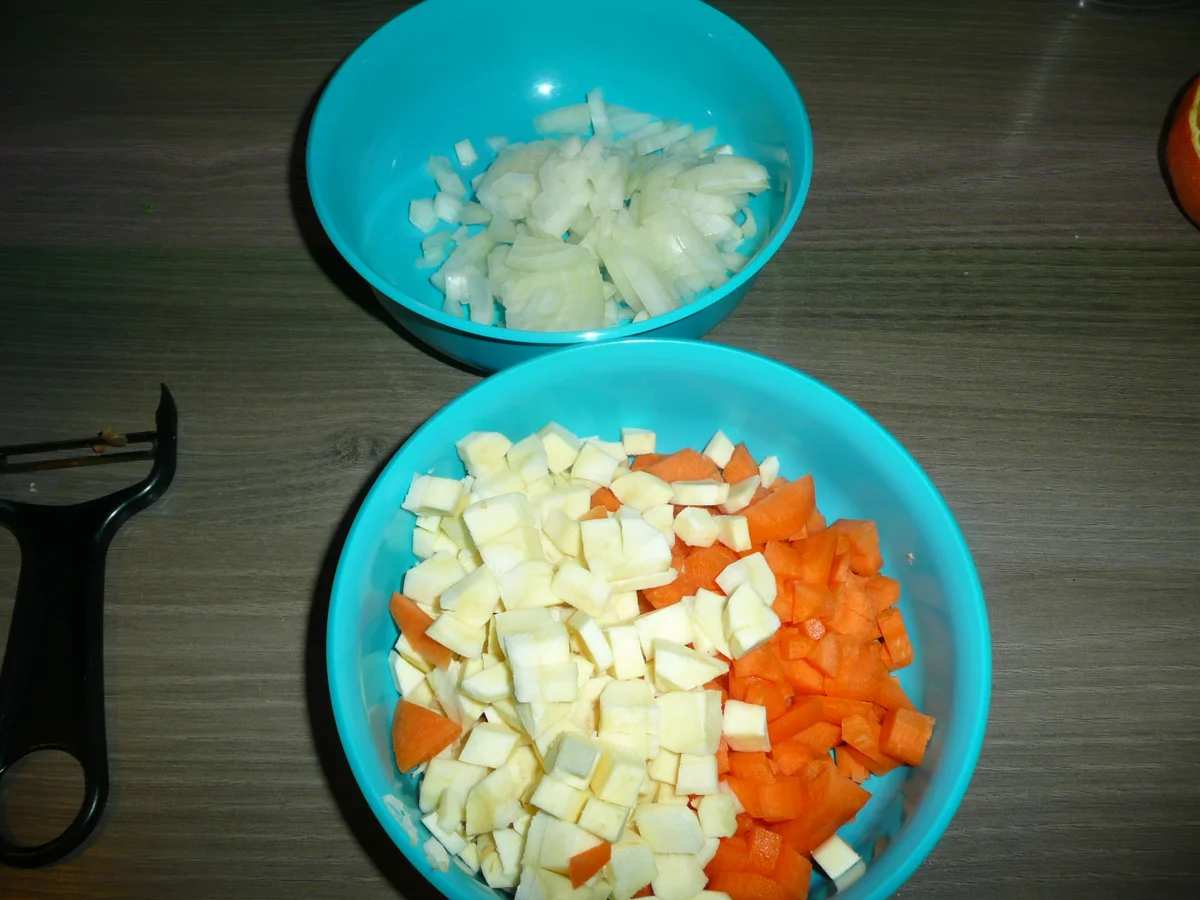 Schweinebraten an Grünkohl - Kartoffelstampf. - Rezept - Bild Nr. 3