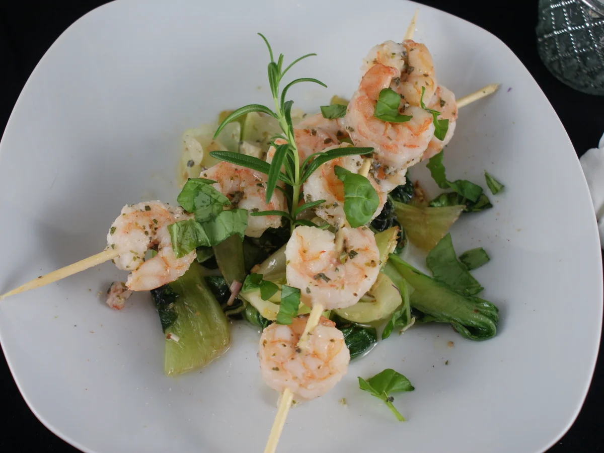 Garnelenschwänze auf Pak Choi - Rezept - Bild Nr. 2