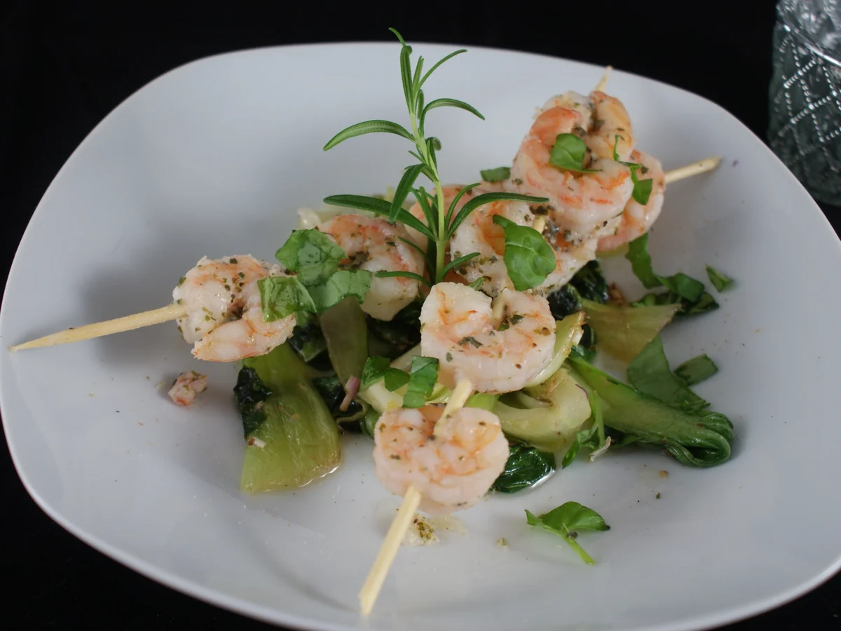 Garnelenschwänze auf Pak Choi - Rezept - Bild Nr. 3