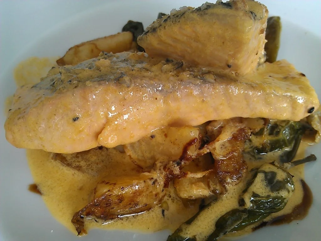 Rezept: Fisch / Lachs = ein "Ganzer" Lachs mit Zitronenbuttersosse à la Biggi Bild Nr. 13 Fisch / Lachs = ein "Ganzer" Lachs mit Zitronenbuttersosse à la Biggi - Rezept - Bild Nr. 13