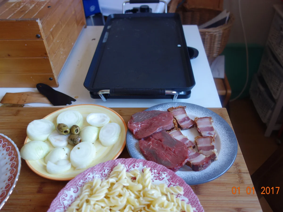 Dinner for one - der Mandi läßt sich nich unterkriegen, Dank Gelis Zuspruch; - Rezept - Bild Nr. 4