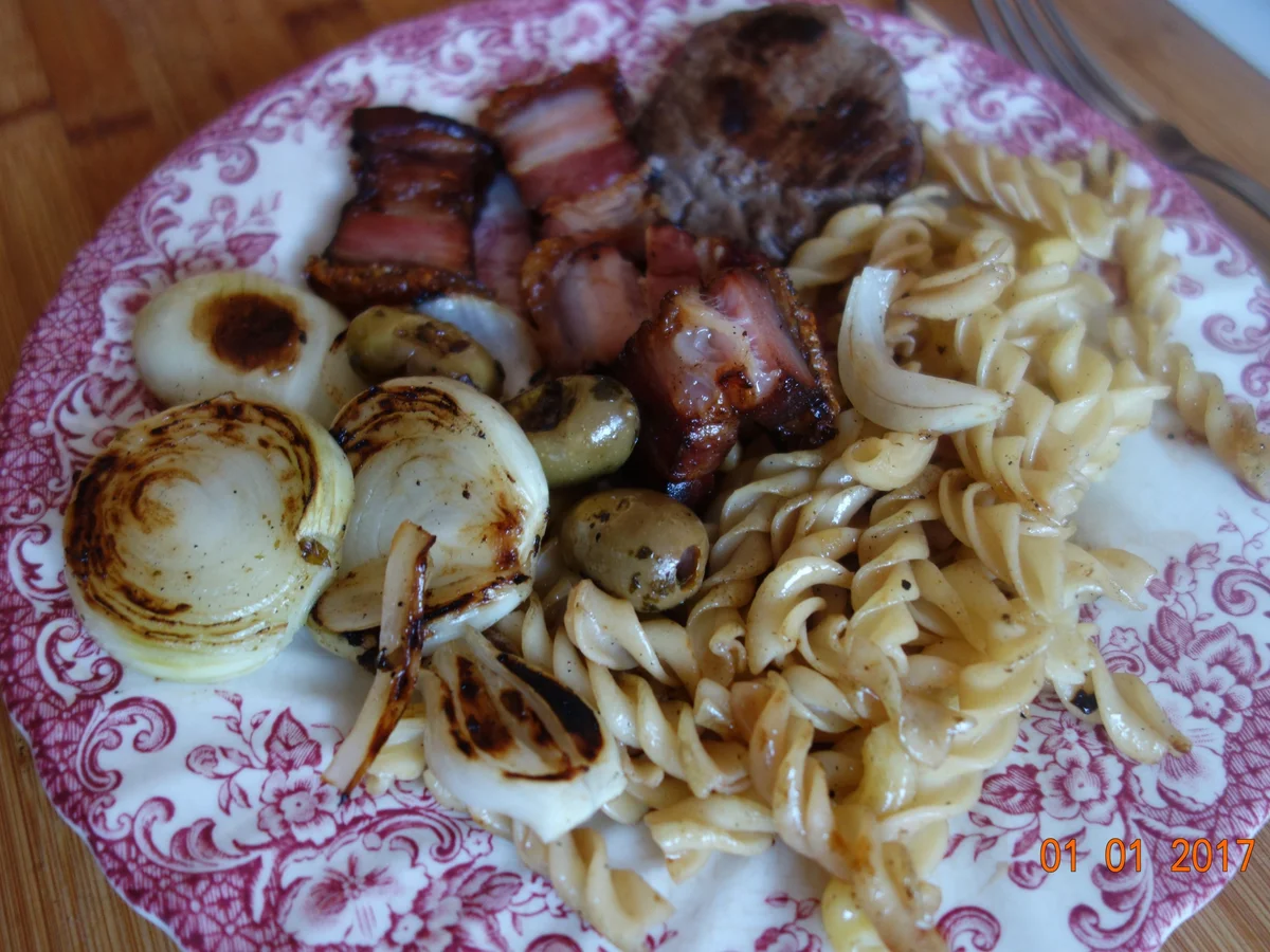 Dinner for one - der Mandi läßt sich nich unterkriegen, Dank Gelis Zuspruch; - Rezept - Bild Nr. 13