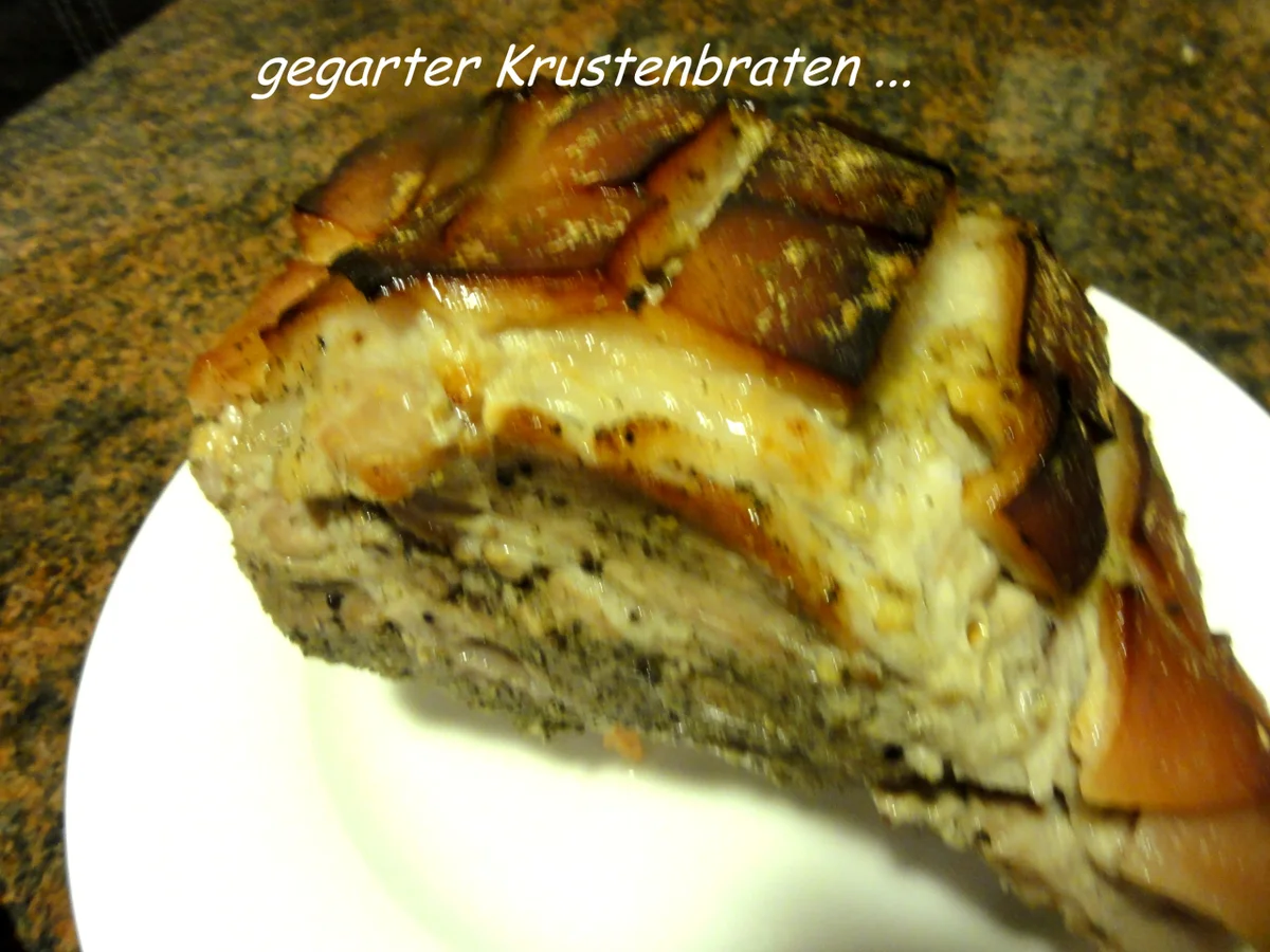 Rezept: Fleisch: KRUSTENBRATEN Fleisch: KRUSTENBRATEN - Rezept