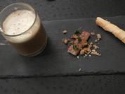 Cappuccino von der Marone, Räucheraalschaum, Brot - Rezept