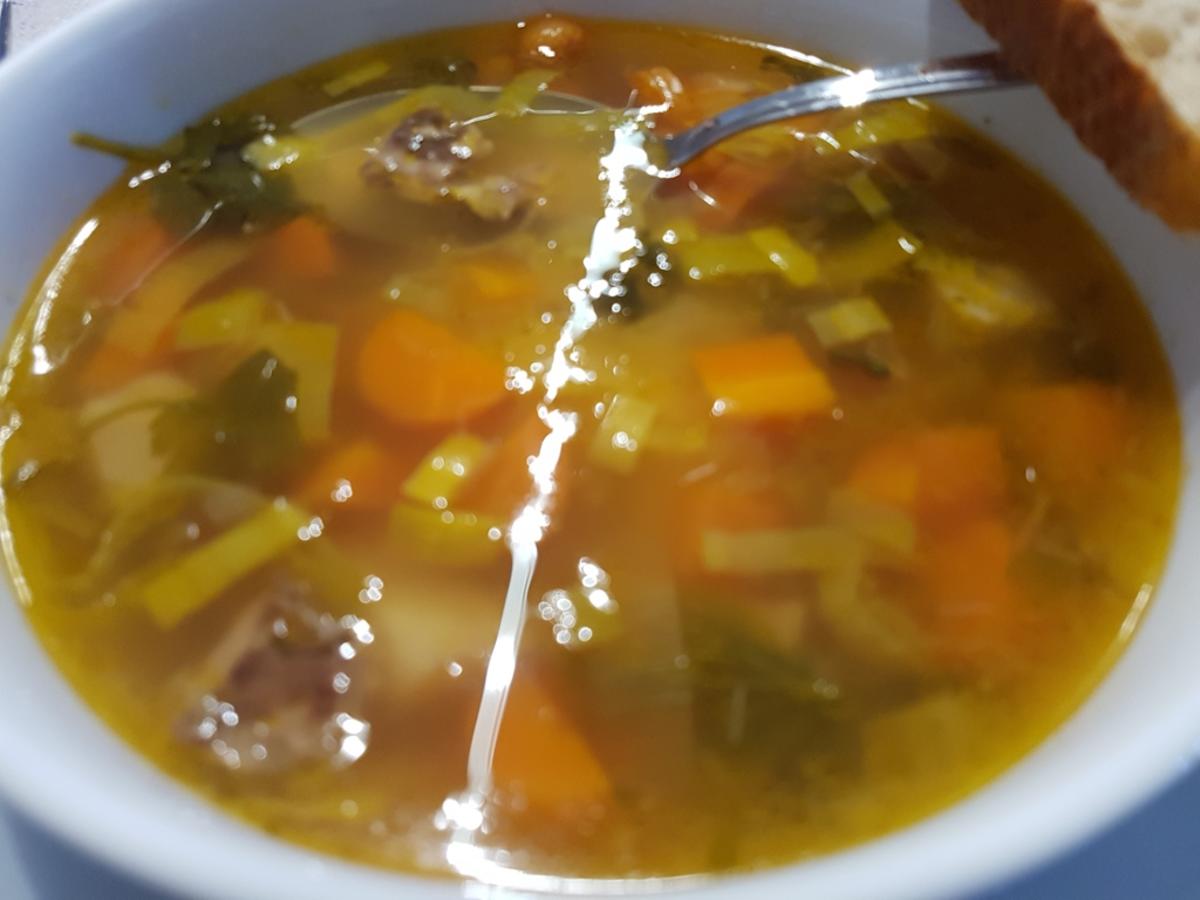 Rindfleischsuppe gegen Erkältung (auf Vorrat gekocht) - Rezept - Bild Nr. 6