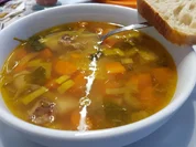 Rindfleischsuppe gegen Erkältung (auf Vorrat gekocht) - Rezept