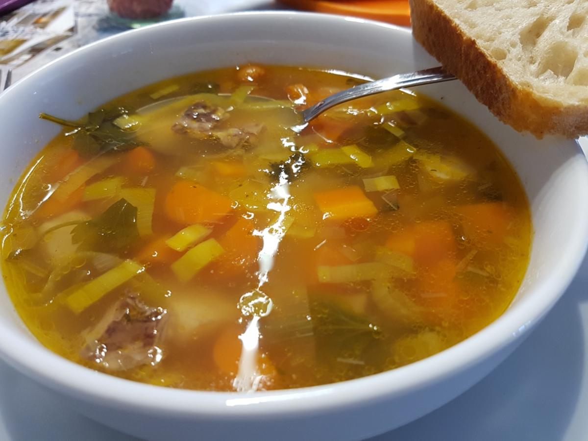 Bilder für Biggi`s Suppen = Rindfleischsuppe gegen Erkältung (auf Vorrat gekocht) - Rezept