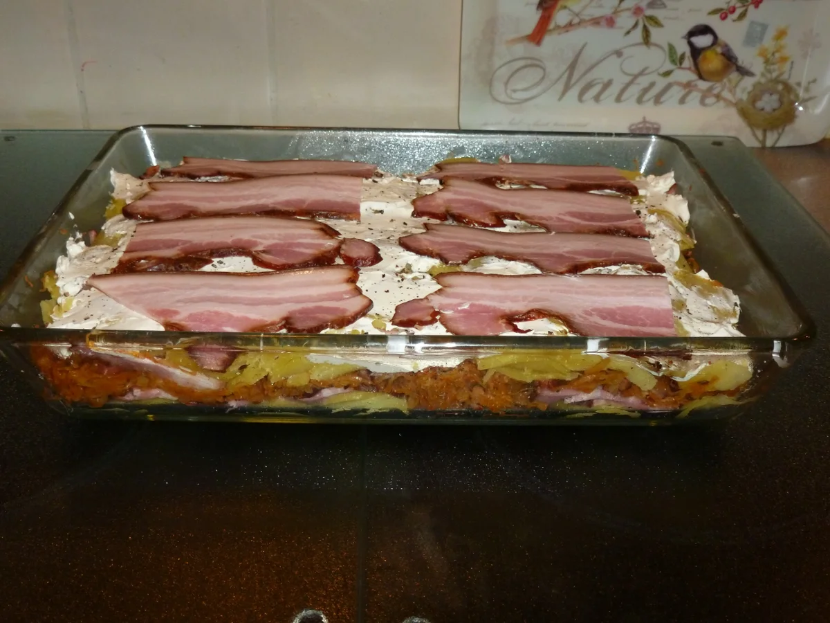 Sauerkraut-Kartoffel-Auflauf - Rezept