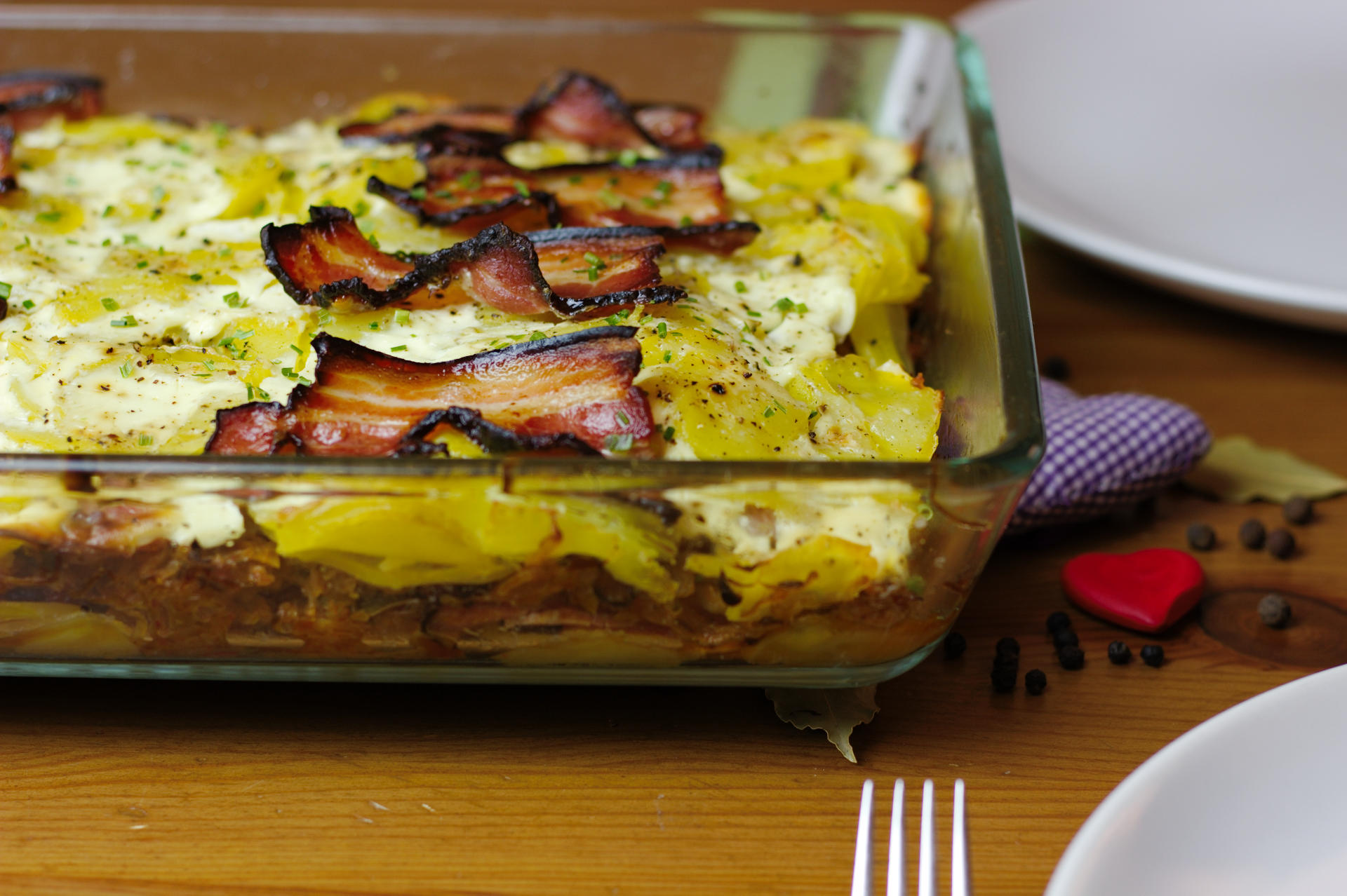 Bilder für Sauerkraut-Kartoffel-Auflauf - Rezept