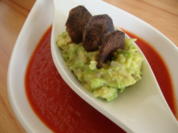 Tomatensüppchen mit Avocadotatar und Chips - Rezept - Bild Nr. 1514