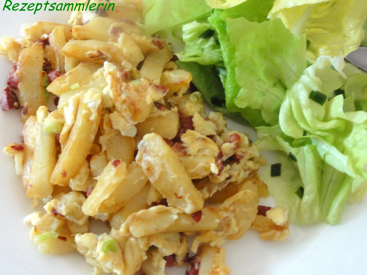 Kartoffel:   KLOßSTIFTE mit Schinken + Ei - Rezept - Bild Nr. 1483