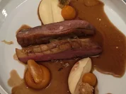 Rezept: Franzรถsische Mais-Enten-Brust, dazu Spitzkohl, Sellerie und Mandarine Franzรถsische Mais-Enten-Brust, dazu Spitzkohl, Sellerie und Mandarine - Rezept