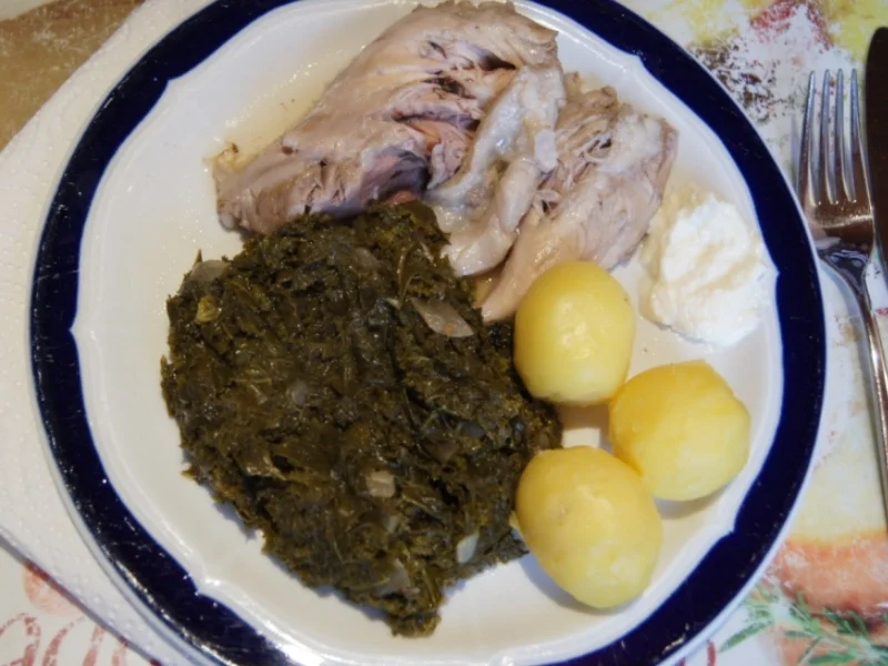 Rezept: Eisbein mit Grünkohl und Drillingen Bild Nr. 12 Eisbein mit Grünkohl und Drillingen - Rezept - Bild Nr. 12