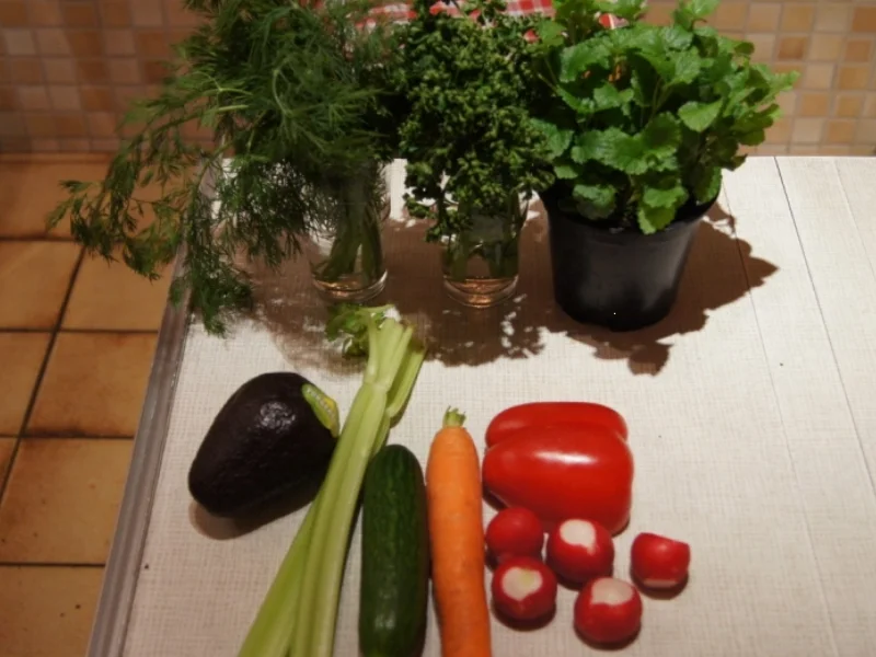 Gemüsesticks mit pikanten Avocado-Dip - Rezept - Bild Nr. 2