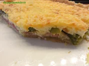 Gemüse:   GRÜNER-SPARGEL-FRISCHKÄSE-TARTE - Rezept