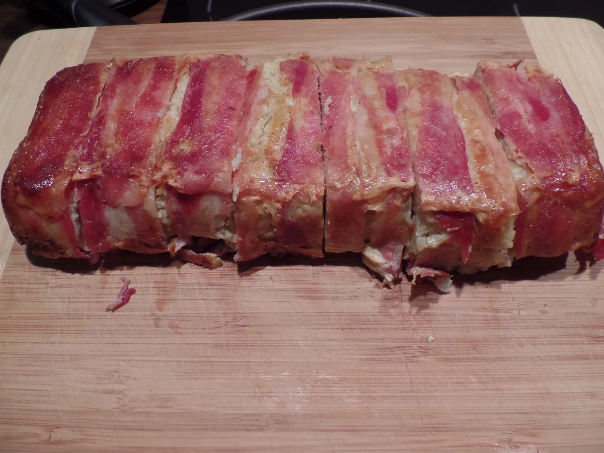 Rezept: Kartoffel-Speck-Kuchen mit Apfelkompott Bild Nr. 1519 Kartoffel-Speck-Kuchen mit Apfelkompott - Rezept - Bild Nr. 1519