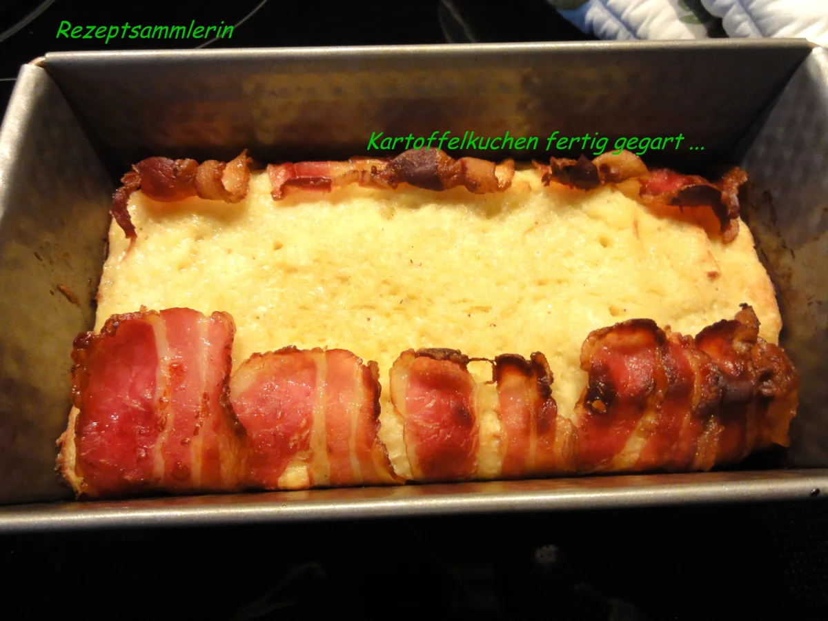 Rezept: Kartoffel-Speck-Kuchen mit Apfelkompott Bild Nr. 1524 Kartoffel-Speck-Kuchen mit Apfelkompott - Rezept - Bild Nr. 1524