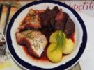 Kabeljaufilet auf süß-saure Rote Bete mit Drillingen - Rezept - Bild Nr. 1513