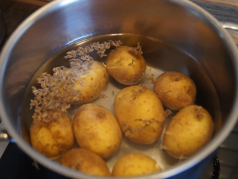 Rezept: Kabeljaufilet auf süß-saure Rote Bete mit Drillingen Bild Nr. 1523 Kabeljaufilet auf süß-saure Rote Bete mit Drillingen - Rezept - Bild Nr. 1523