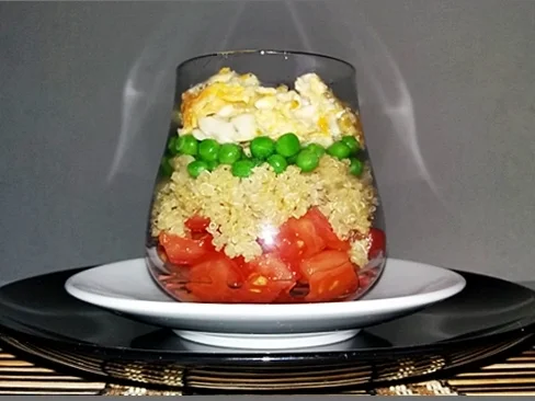 Schichtsalat ➯ im Glas ➯ auch für die Mittagspause im Büro - Rezept - Bild Nr. 1523