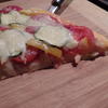 Pizza mit viel Gemüse und Salami - Rezept - Bild Nr. 1521