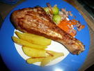 Putenkeule mit Kartoffeln & Rosenkohl - Speck - Karotten. - Rezept - Bild Nr. 1521