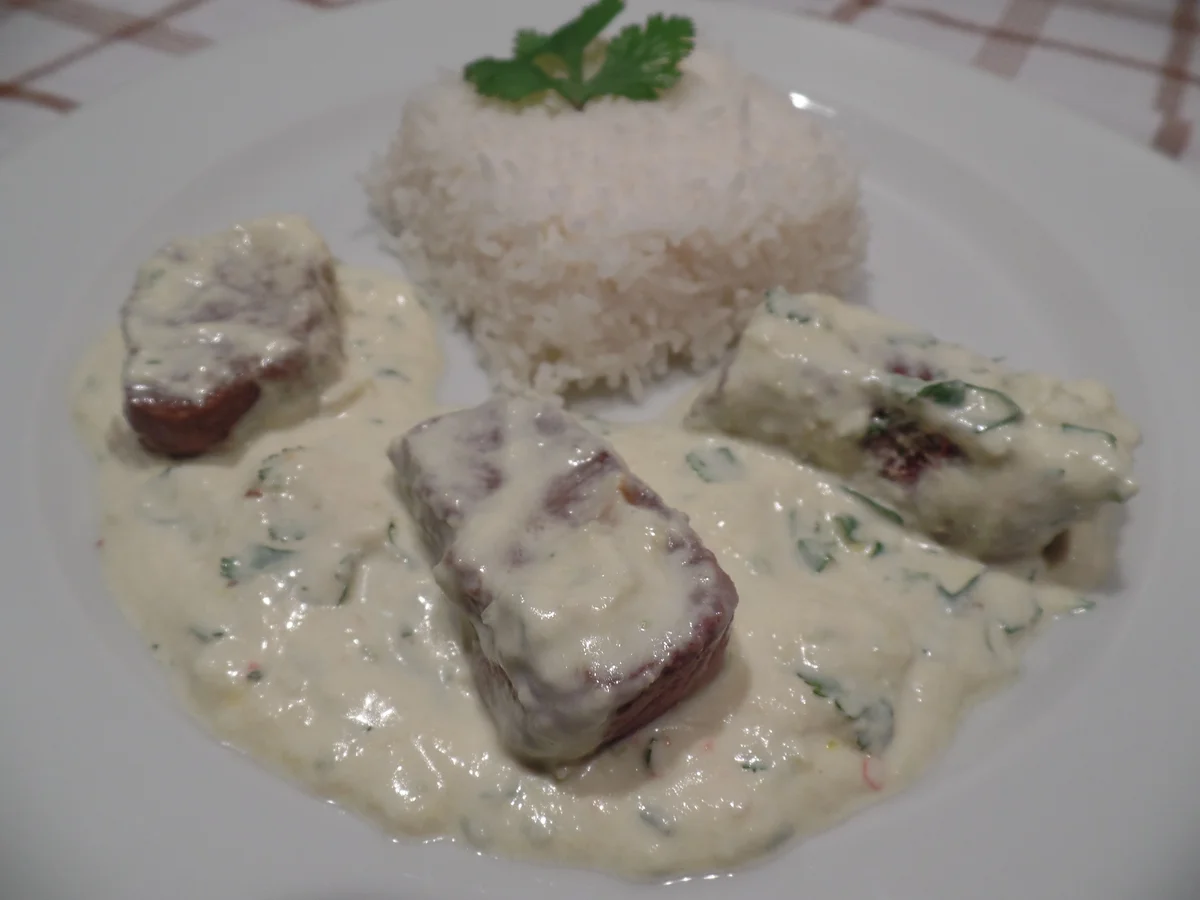 Lammcurry in Koriander-Sahnesauce - Rezept - Bild Nr. 1547