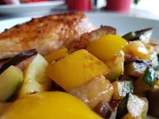 Hähnchenbrustfilet mit Mixgemüse  à la Biggi - Rezept - Bild Nr. 1577