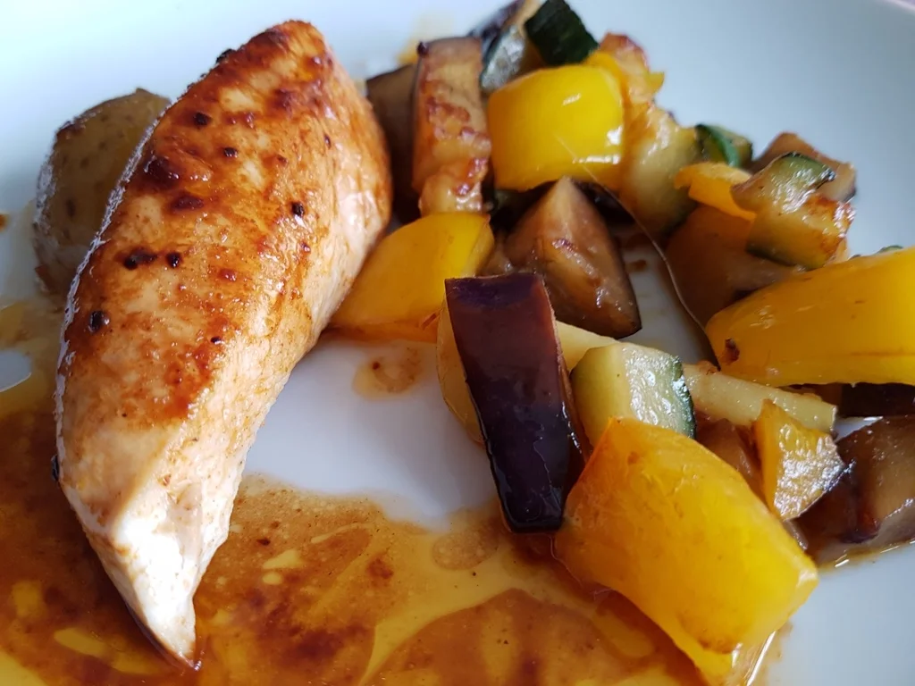 Hähnchenbrustfilet mit Mixgemüse  à la Biggi - Rezept - Bild Nr. 1584