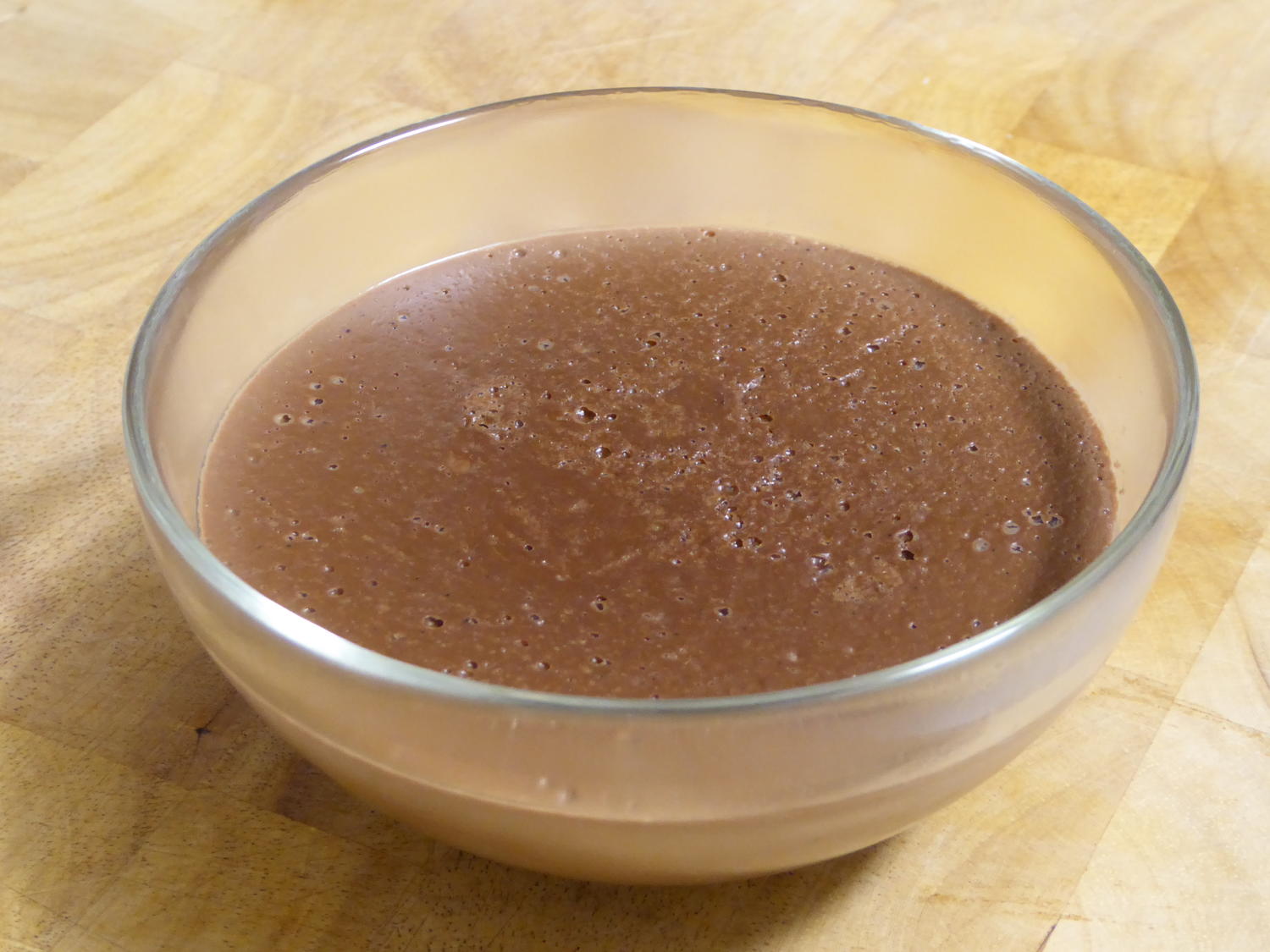 Schokoladenpudding mit Milch und Sahne 30% Fett - Rezept mit Bild ...