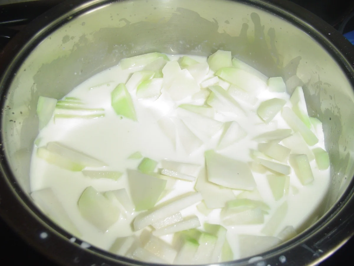 Gratinierter Kohlrabi in Sahnesauce - Rezept - Bild Nr. 1584