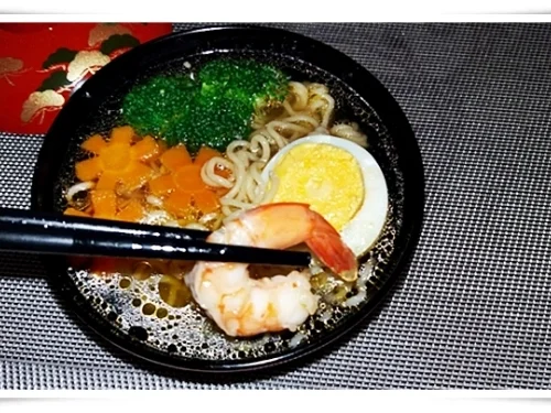 Rezept: Asiatische ➯ Nudelsuppe mit Garnelen Bild Nr. 1583 Asiatische ➯ Nudelsuppe mit Garnelen - Rezept - Bild Nr. 1583