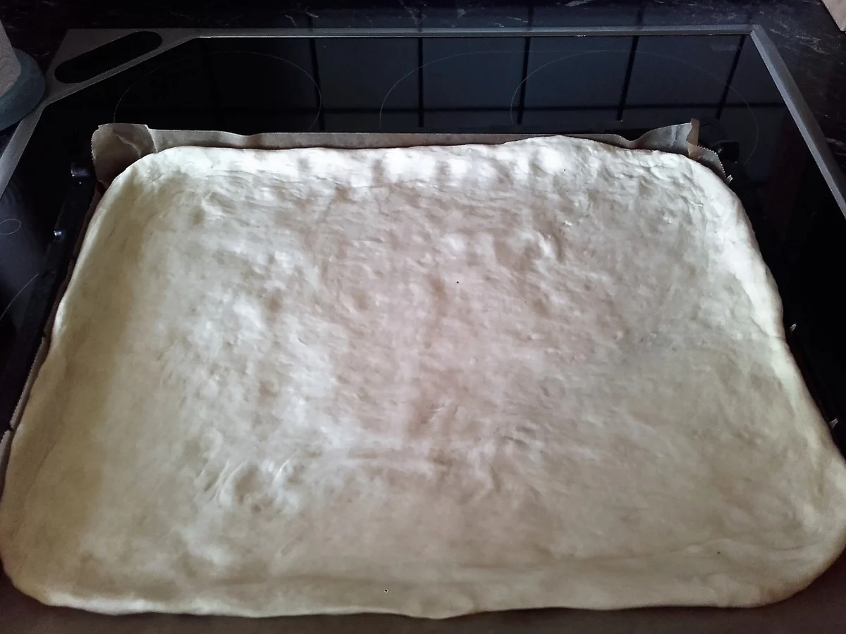 Rezept: Pizza - Pizzateig- Ein Blech Pizza Bild Nr. 1584 Pizza - Pizzateig- Ein Blech Pizza - Rezept - Bild Nr. 1584